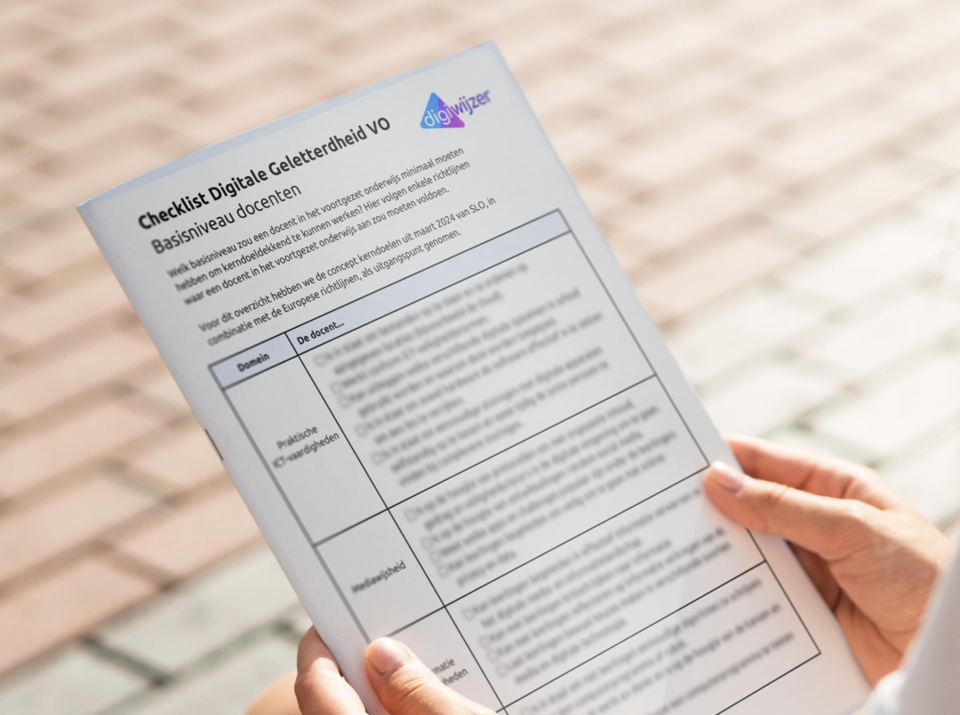 checklist digitale geletterdheid VO
